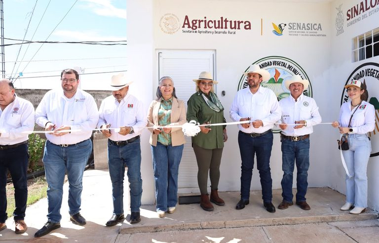 Inaugura Ismael Bello Esquivel, laboratorio de insectos benéficos para la agricultura en la Región del Evora