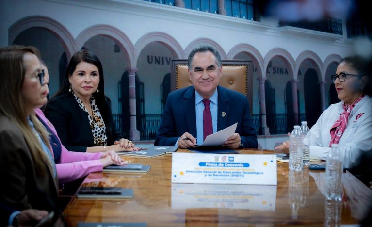 Firman la UAS y la DGETI un Convenio General de Colaboración para impulsar la formación académica, la investigación y la cobertura educativa